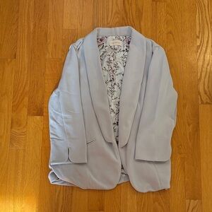 Skies Are Blue Soft Blue Blazer